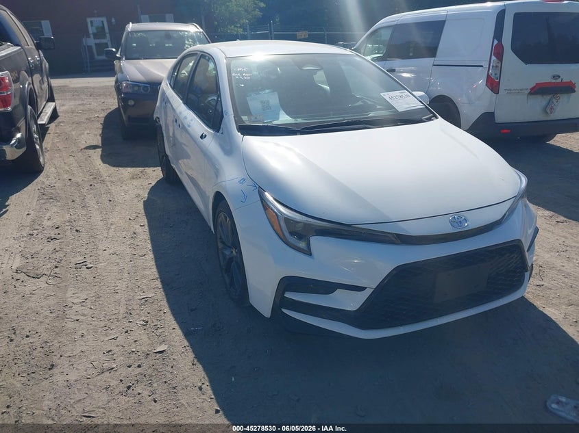 2025 Toyota Corolla VIN 5YFS4MCE8SP228297 IAAI salvage auction — SIDE, Salvage Title, sold $4,250 on 2026-07-28 (photo 1)