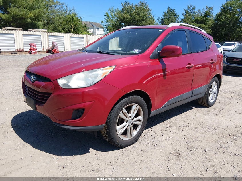 2011 Hyundai Tucson VIN KM8JU3AC2BU240287 IAAI salvage auction — NORMAL WEAR, Clear (New Jersey), sold $1,400 on 2026-07-14 (photo 2)
