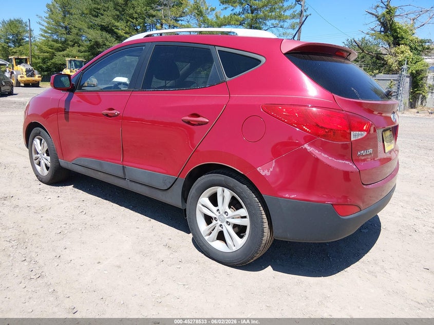 2011 Hyundai Tucson VIN KM8JU3AC2BU240287 IAAI salvage auction — NORMAL WEAR, Clear (New Jersey), sold $1,400 on 2026-07-14 (photo 3)