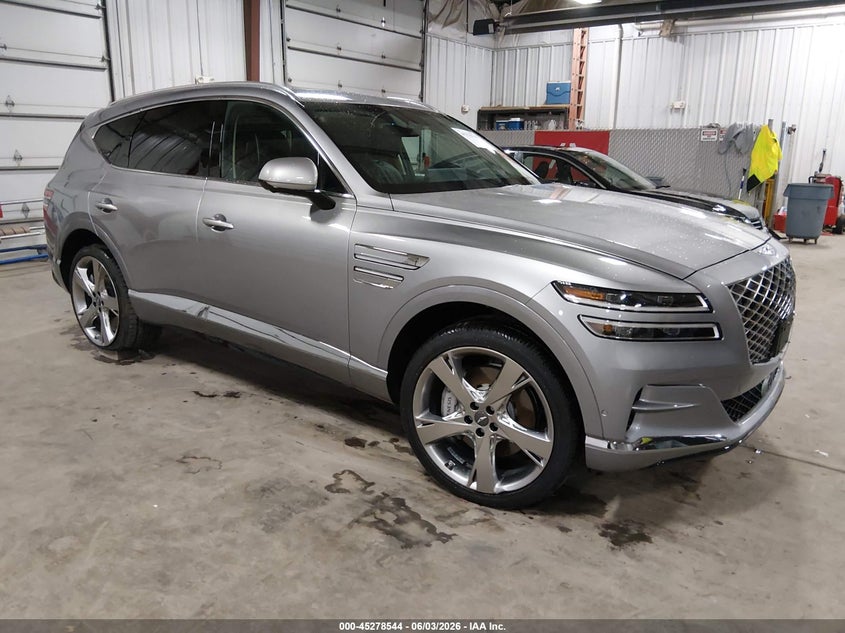 2024 Genesis Gv80 VIN KMUHCESC5RU181209 IAAI salvage auction — LEFT FRONT, Salvage Title, sold $21,000 on 2026-07-14 (photo 1)