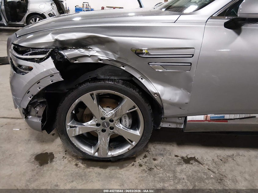 2024 Genesis Gv80 VIN KMUHCESC5RU181209 IAAI salvage auction — LEFT FRONT, Salvage Title, sold $21,000 on 2026-07-14 (photo 6)