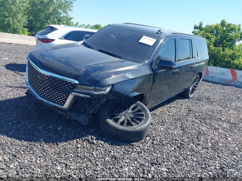 2022 Cadillac Escalade VIN 1GYS4LKL5NR248442 IAAI salvage auction — Front End, Salvage, sold $25,325 on 2026-09-14 (photo 2)