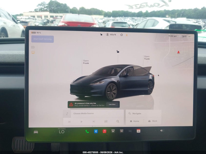 2025 Tesla Model 3 VIN 5YJ3E1EA7SF012480 IAAI salvage auction — RIGHT SIDE, Salvage Title, sold $25 on 2026-07-29 (photo 7)