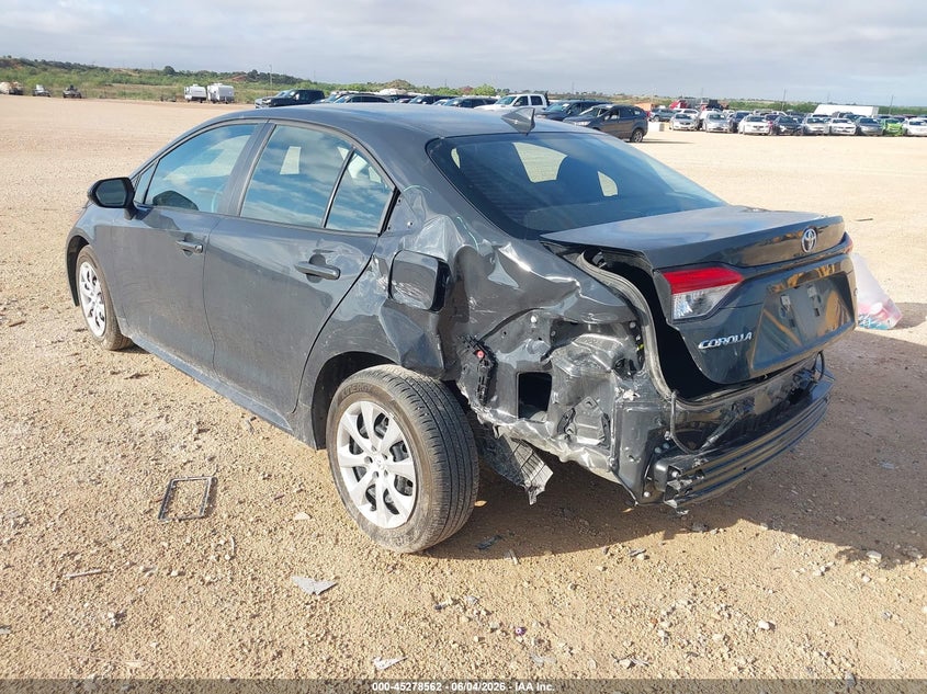 2026 Toyota Corolla VIN 5YFB4MDE2TP445635 IAAI salvage auction — REAR END, Salvage Title, sold $3,050 on 2026-07-30 (photo 3)
