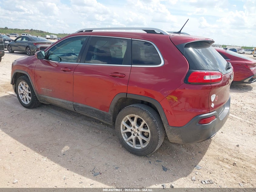 2015 Jeep Cherokee VIN 1C4PJLCB4FW601881 IAAI salvage auction — SIDE, Original (Texas), sold $1,250 on 2026-07-12 (photo 3)