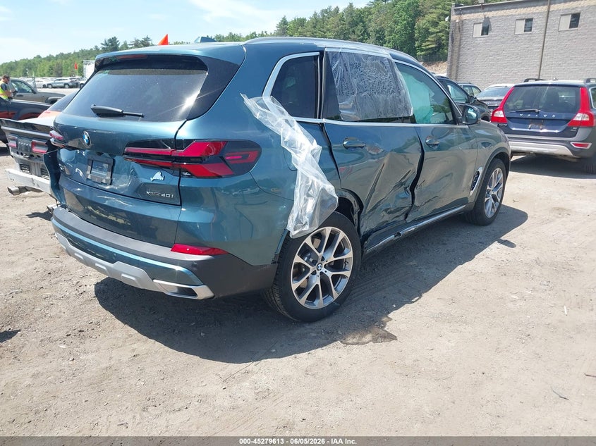 2025 BMW X5 VIN 5UX23EU08S9X62318 IAAI salvage auction — RIGHT SIDE, Salvage (Massachusetts), sold $30,150 on 2026-07-06 (photo 4)