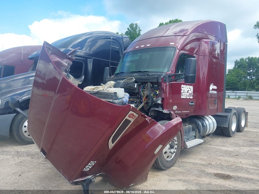 2021 Kenworth T680 VIN 1XKYDP9X3MJ436846 IAAI salvage auction — Unknown, Salvage (Louisiana), sold $9,975 on 2026-07-08 (photo 2)