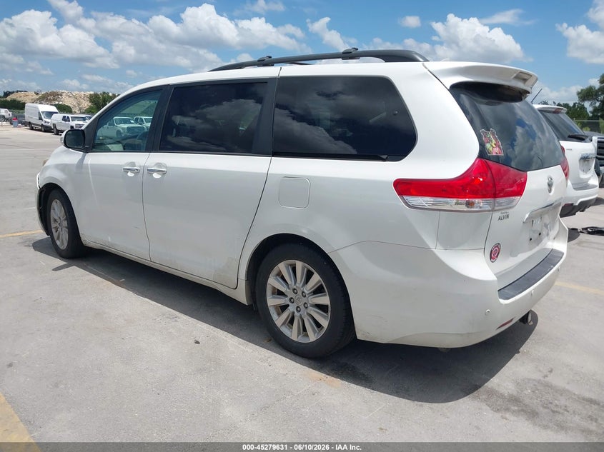 2014 Toyota Sienna VIN 5TDYK3DCXES505177 IAAI salvage auction — NORMAL WEAR, Clear (Texas), sold $3,050 on 2026-07-30 (photo 3)