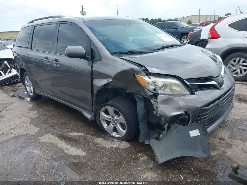 2020 Toyota Sienna VIN 5TDKZ3DC3LS023228 IAAI salvage auction — RIGHT FRONT, Salvage (Texas), sold $25 on 2026-07-29 (photo 1)