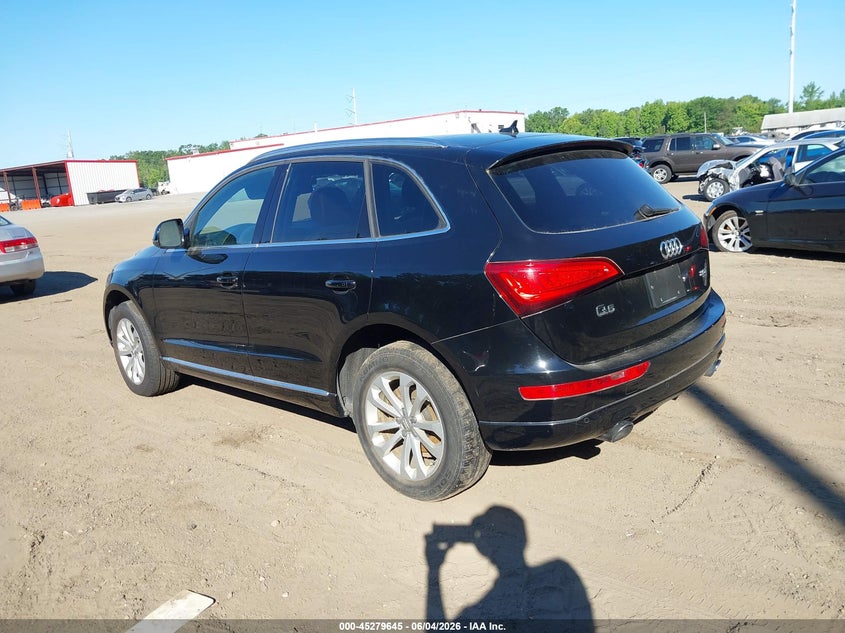 2014 Audi Q5 VIN WA1LFAFP1EA055798 IAAI salvage auction — NORMAL WEAR, Salvage Title, sold $2,500 on 2026-07-29 (photo 3)