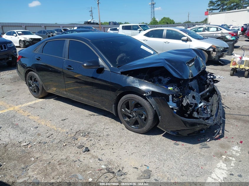 2026 Hyundai Elantra VIN KMHLM4DG9TU120212 IAAI salvage auction — FRONT END, Salvage Title, sold $3,100 on 2026-07-22 (photo 1)