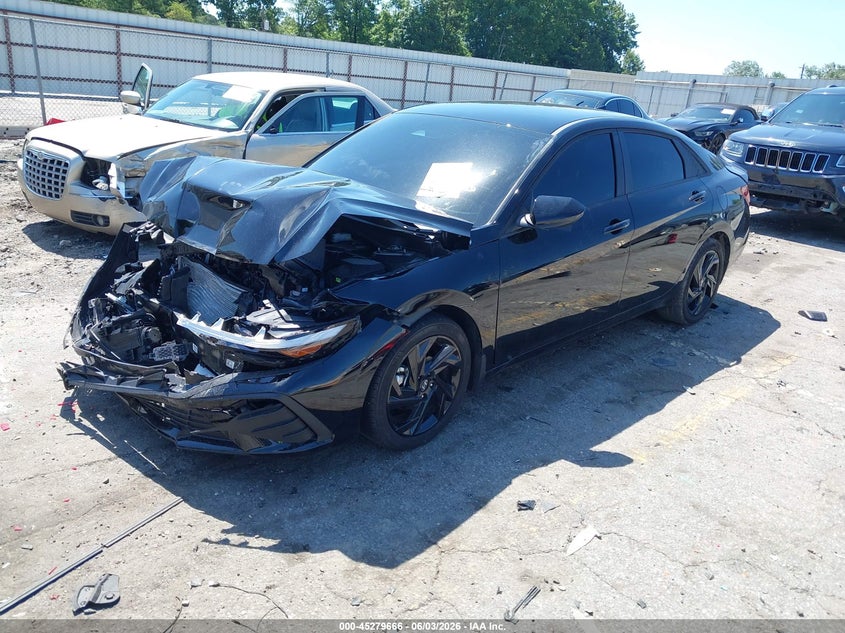 2026 Hyundai Elantra VIN KMHLM4DG9TU120212 IAAI salvage auction — FRONT END, Salvage Title, sold $3,100 on 2026-07-22 (photo 2)