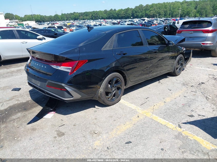 2026 Hyundai Elantra VIN KMHLM4DG9TU120212 IAAI salvage auction — FRONT END, Salvage Title, sold $3,100 on 2026-07-22 (photo 4)