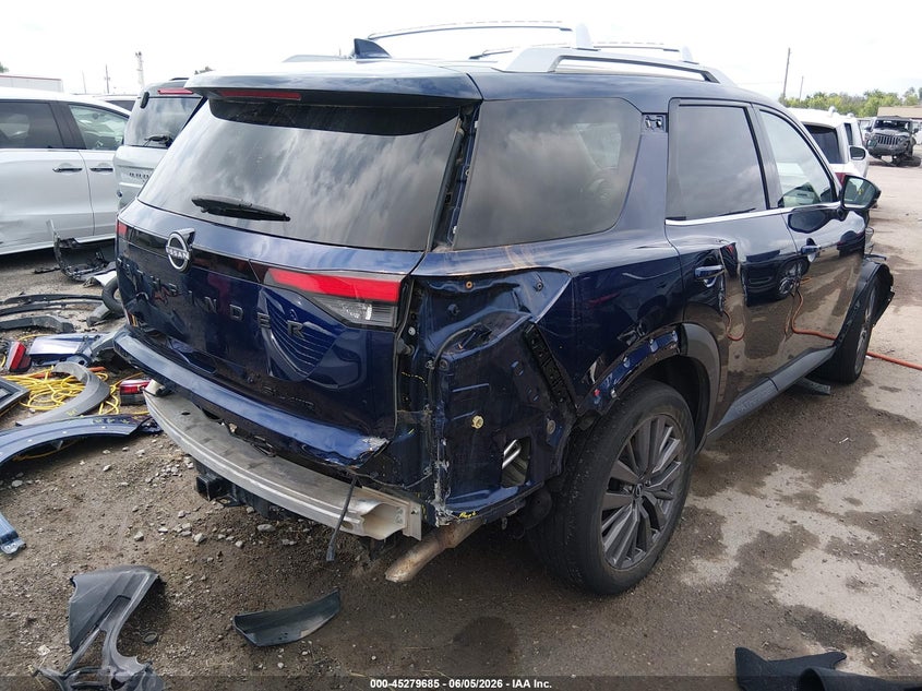 2023 Nissan Pathfinder VIN 5N1DR3CD7PC238830 IAAI salvage auction — REAR END, Salvage Title, sold $9,100 on 2026-08-01 (photo 4)