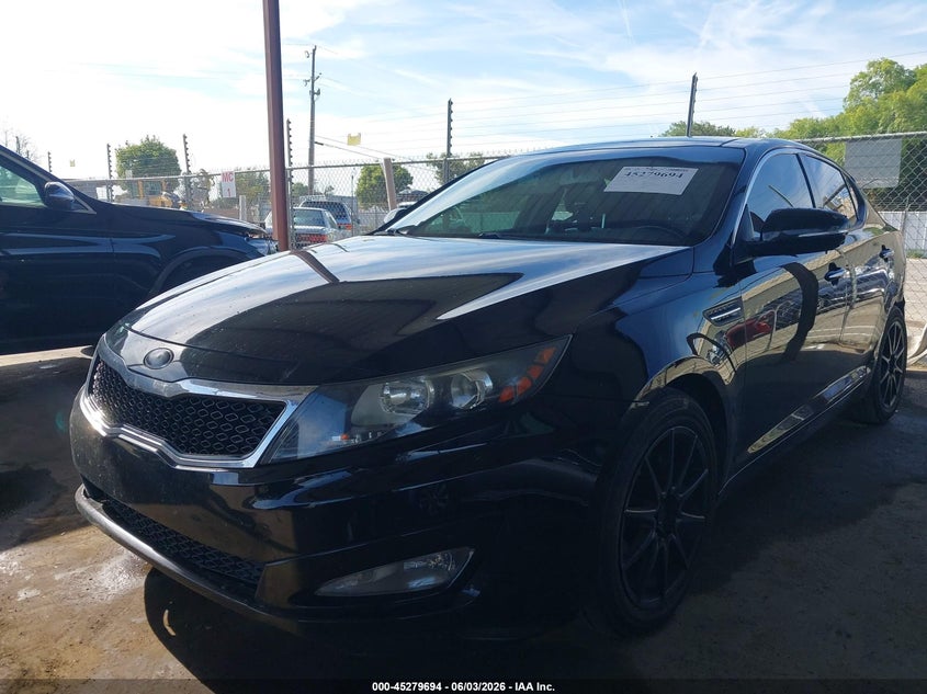 2013 Kia Optima VIN 5XXGN4A71DG107369 IAAI salvage auction — LEFT REAR, Salvage Title, sold $1,100 on 2026-07-24 (photo 2)