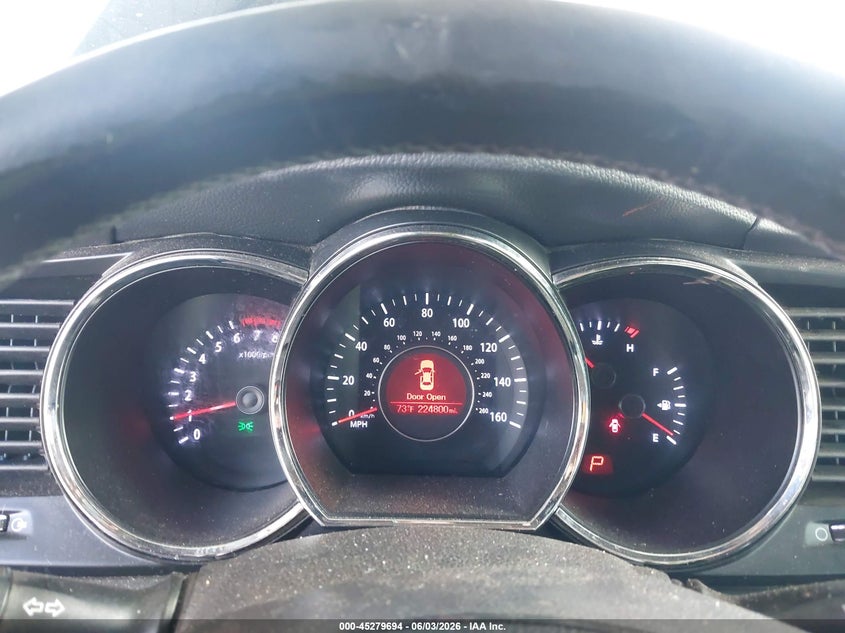 2013 Kia Optima VIN 5XXGN4A71DG107369 IAAI salvage auction — LEFT REAR, Salvage Title, sold $1,100 on 2026-07-24 (photo 7)