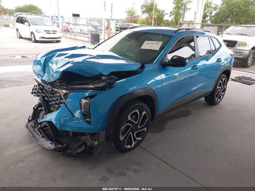 2025 Chevrolet Trax VIN KL77LJEP2SC109642 IAAI salvage auction — FRONT END, Salvage Title, sold $4,250 on 2026-07-17 (photo 2)