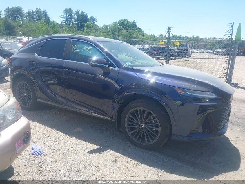 2026 Lexus Rx VIN 2T2BAMCA2TC131681 IAAI salvage auction — SIDE, Salvage (Massachusetts), sold $21,000 on 2026-07-30 (photo 1)