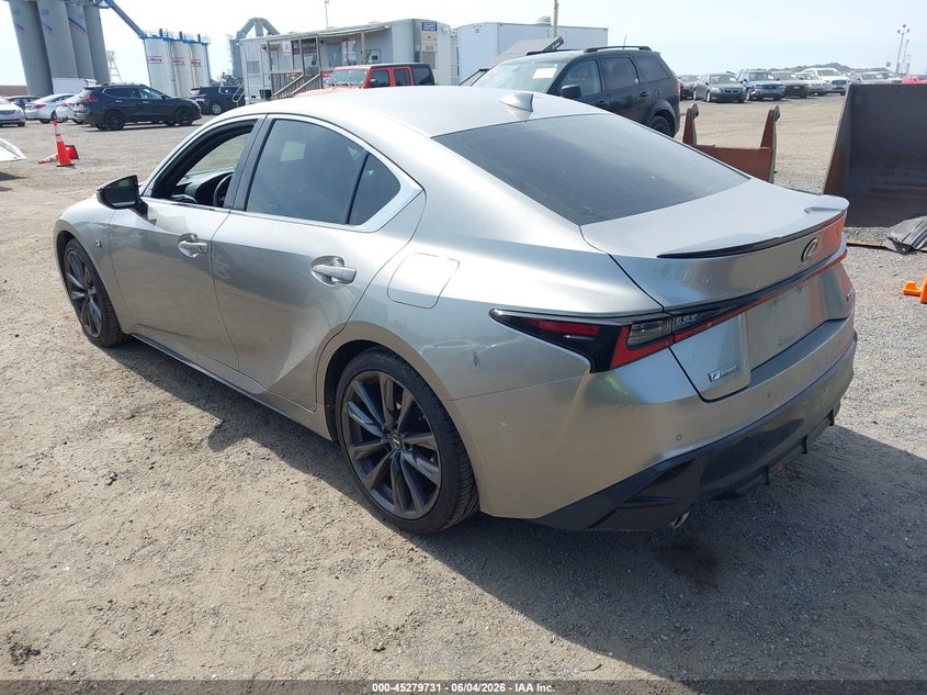 2021 Lexus Is VIN JTHGZ1E29M5022171 IAAI salvage auction — RIGHT SIDE, Salvage Title, sold $5,300 on 2026-07-21 (photo 3)