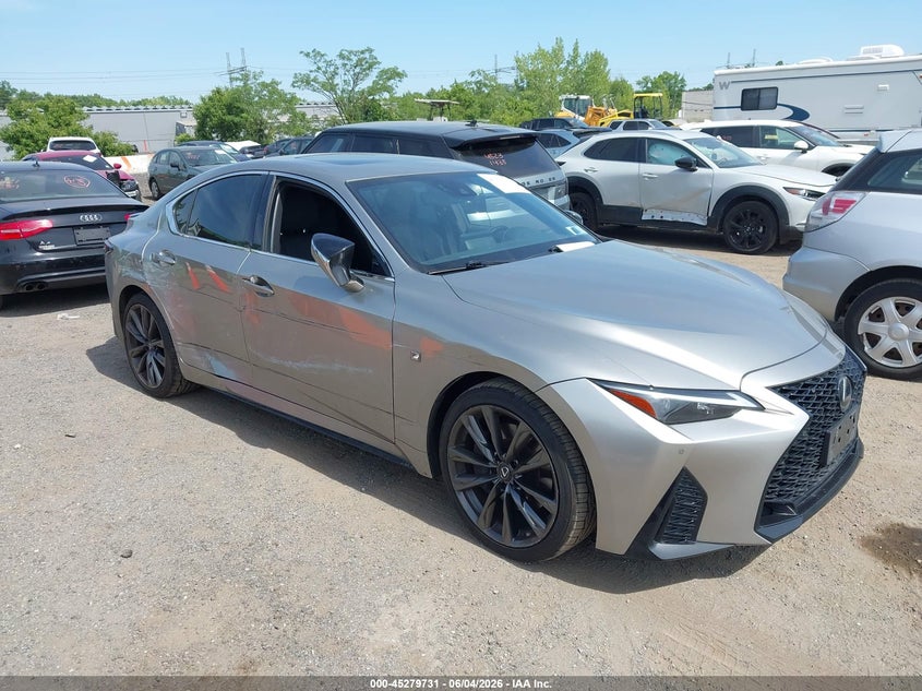 2021 Lexus Is VIN JTHGZ1E29M5022171 IAAI salvage auction — RIGHT SIDE, Salvage Title, sold $5,300 on 2026-07-21 (photo 6)