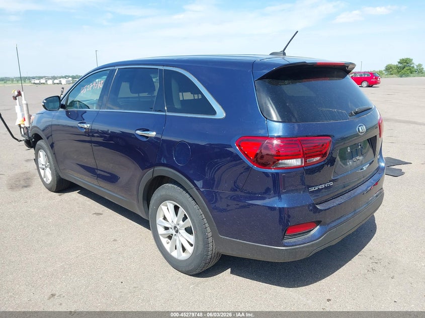 2019 Kia Sorento VIN 5XYPG4A3XKG537188 IAAI salvage auction — RIGHT SIDE, Salvage Title, sold $2,050 on 2026-07-20 (photo 3)
