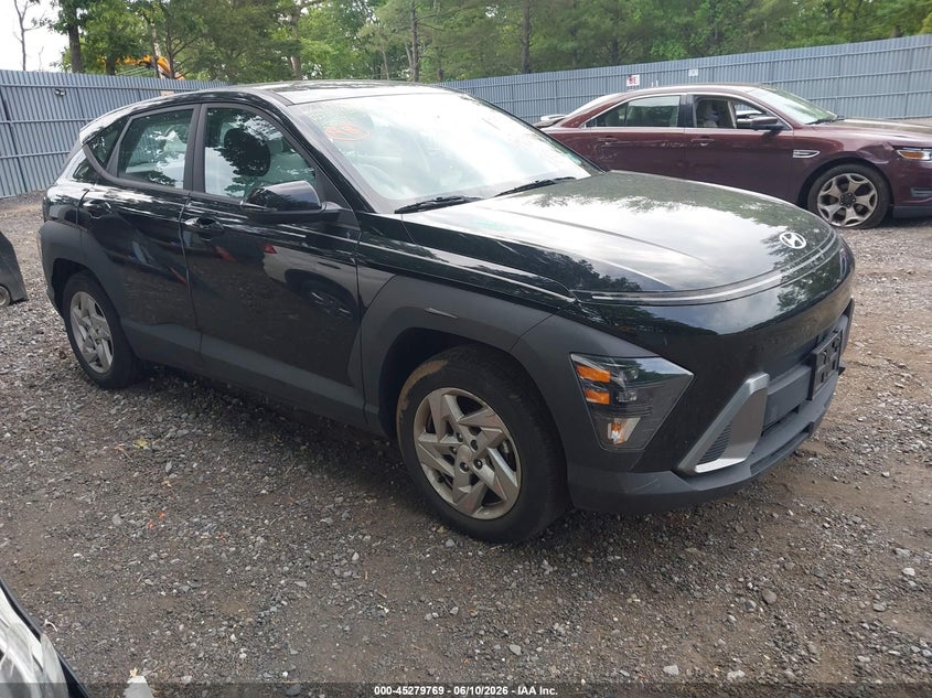 2024 Hyundai Kona VIN KM8HA3AB0RU137619 IAAI salvage auction — LEFT SIDE, Salvage Title, sold $7,400 on 2026-08-19 (photo 1)