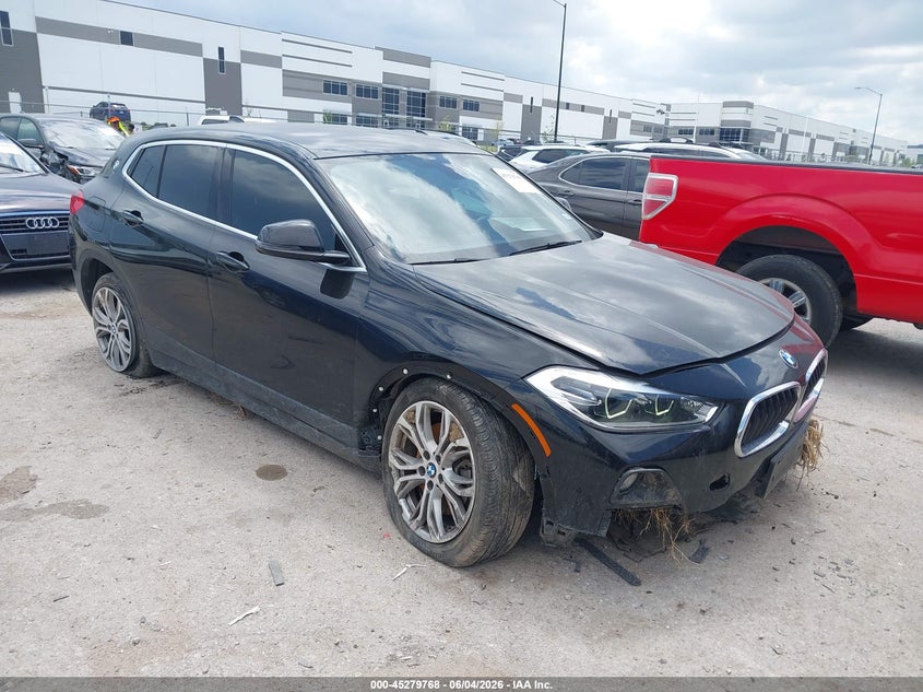 2018 BMW X2 VIN WBXYJ5C37JEF76732 IAAI salvage auction — BIO HAZARD, Salvage Title, sold $1,650 on 2026-07-28 (photo 1)