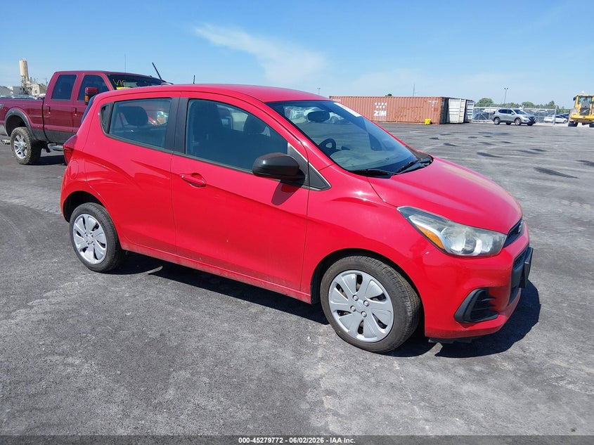 2018 Chevrolet Spark VIN KL8CB6SAXJC442762 IAAI salvage auction — LEFT REAR, Salvage (Illinois), sold $1,200 on 2026-07-28 (photo 1)
