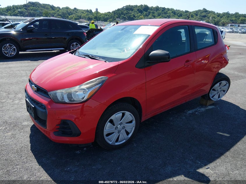 2018 Chevrolet Spark VIN KL8CB6SAXJC442762 IAAI salvage auction — LEFT REAR, Salvage (Illinois), sold $1,200 on 2026-07-28 (photo 2)