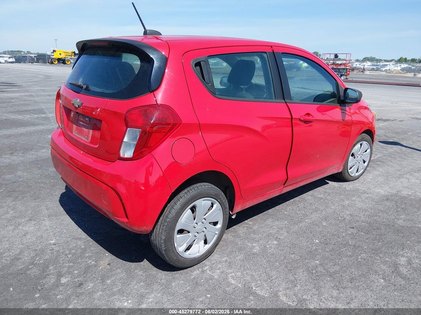 2018 Chevrolet Spark VIN KL8CB6SAXJC442762 IAAI salvage auction — LEFT REAR, Salvage (Illinois), sold $1,200 on 2026-07-28 (photo 4)