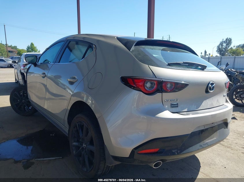 2025 Mazda 3 VIN JM1BPAKMXS1757561 IAAI salvage auction — LEFT FRONT, Salvage Title, sold $3,700 on 2026-07-07 (photo 3)