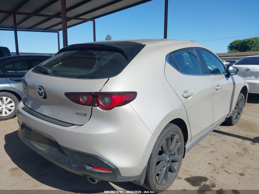 2025 Mazda 3 VIN JM1BPAKMXS1757561 IAAI salvage auction — LEFT FRONT, Salvage Title, sold $3,700 on 2026-07-07 (photo 4)