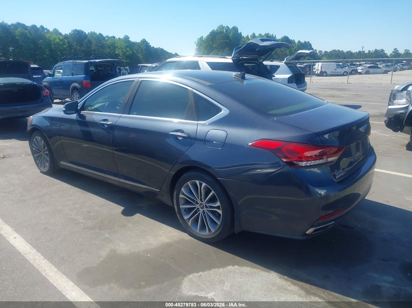 2017 Genesis G80 VIN KMHGN4JE5HU178228 IAAI salvage auction — FRONT END, Salvage Title, sold $3,700 on 2026-07-15 (photo 3)