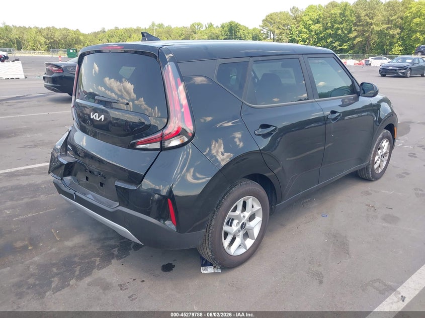 2025 Kia Soul VIN KNDJ23AU2S7969150 IAAI salvage auction — LEFT REAR, Salvage Title, sold $5,000 on 2026-07-29 (photo 4)