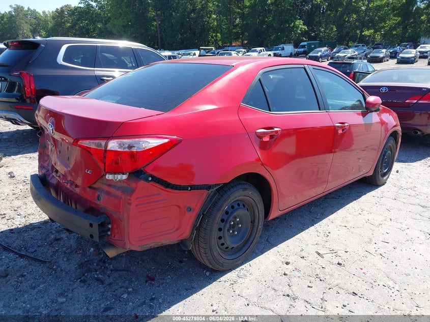 2017 Toyota Corolla VIN 5YFBURHE6HP708045 IAAI salvage auction — REAR END, Salvage Title, sold $1,450 on 2026-07-23 (photo 4)