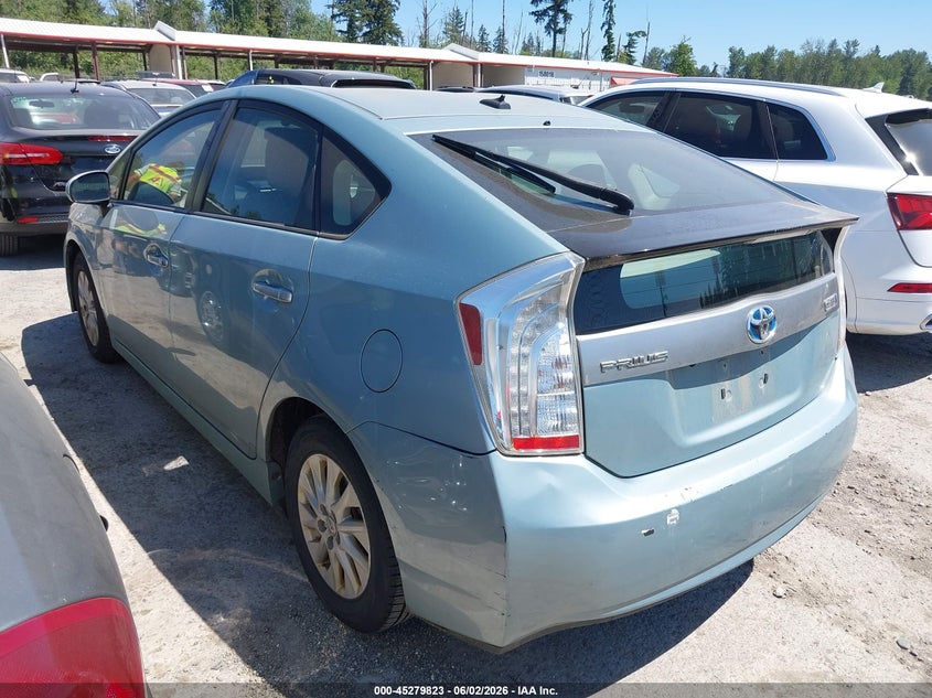 2012 Toyota Prius VIN JTDKN3DP7C3018016 IAAI salvage auction — NORMAL WEAR, Clear (Washington), sold $2,750 on 2026-07-22 (photo 3)