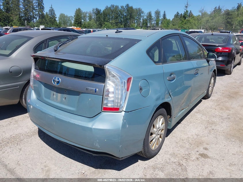 2012 Toyota Prius VIN JTDKN3DP7C3018016 IAAI salvage auction — NORMAL WEAR, Clear (Washington), sold $2,750 on 2026-07-22 (photo 4)