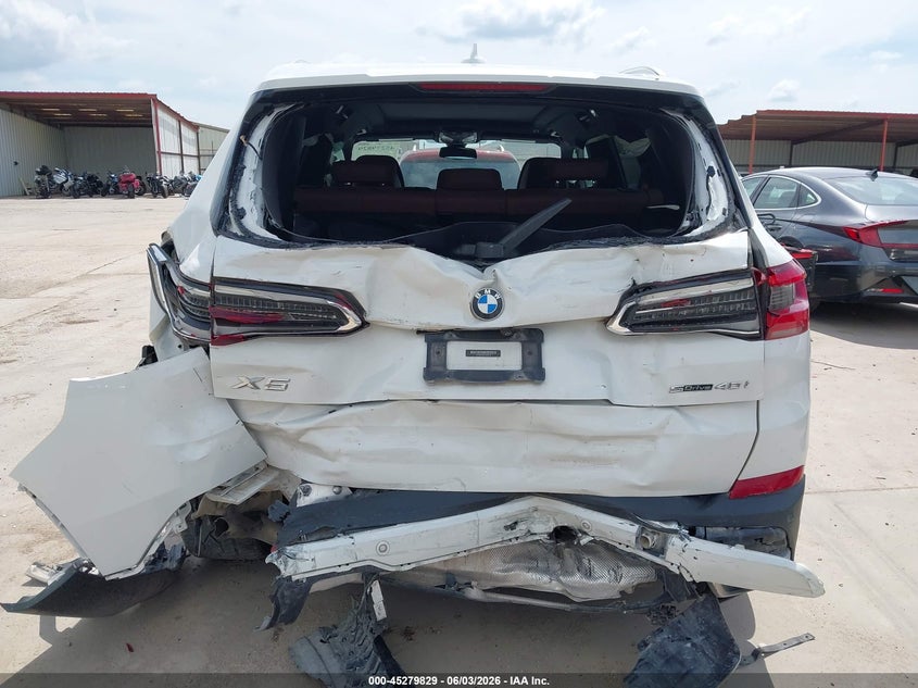 2020 BMW X5 VIN 5UXCR4C09LLW63610 IAAI salvage auction — FRONT END, Salvage (Texas), sold $14,250 on 2026-07-28 (photo 6)