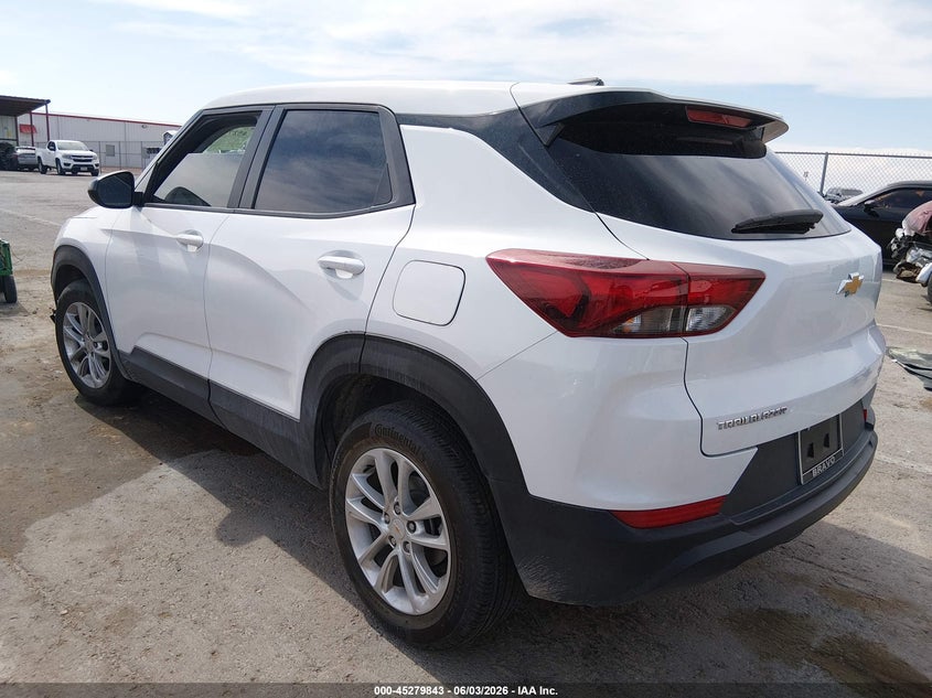 2025 Chevrolet Trailblazer VIN KL79MMSP1SB107060 IAAI salvage auction — FRONT END, Salvage (New Mexico), sold $3,400 on 2026-07-29 (photo 3)