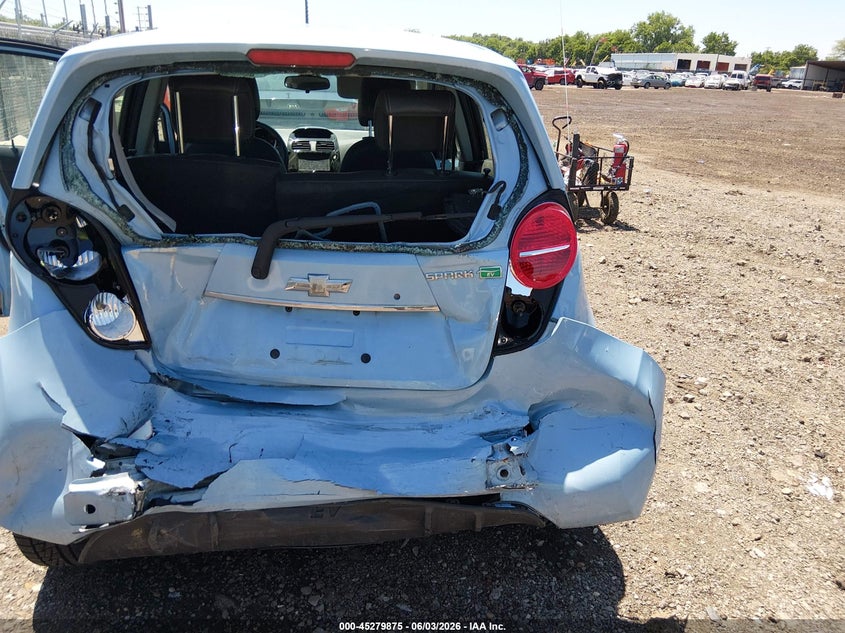 2015 Chevrolet Spark VIN KL8CK6S00FC818769 IAAI salvage auction — REAR END, Salvage Title, sold $725 on 2026-07-08 (photo 6)