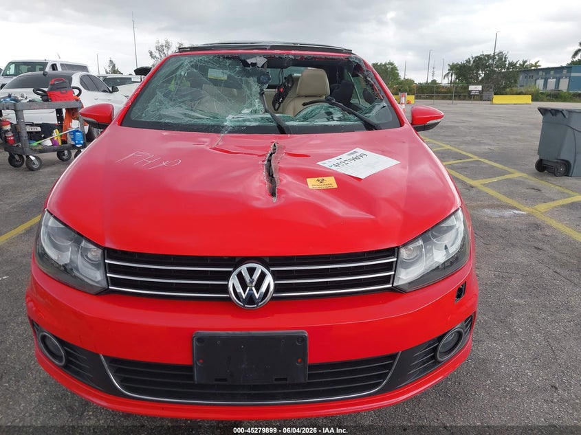 2015 Volkswagen Eos VIN WVWFW8AH4FV001983 IAAI salvage auction — BIOHAZARD/CHEMICAL, Salvage Title, sold $1,850 on 2026-07-30 (photo 6)
