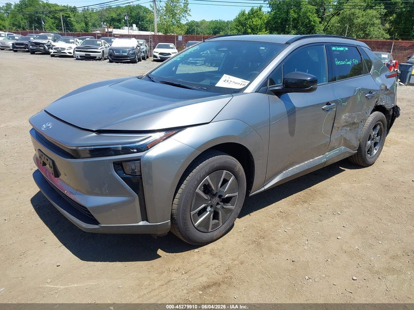 2026 Toyota Bz4x VIN JTMBDAFB6TA006055 IAAI salvage auction — SIDE, Salvage Title, sold $16,600 on 2026-07-29 (photo 2)
