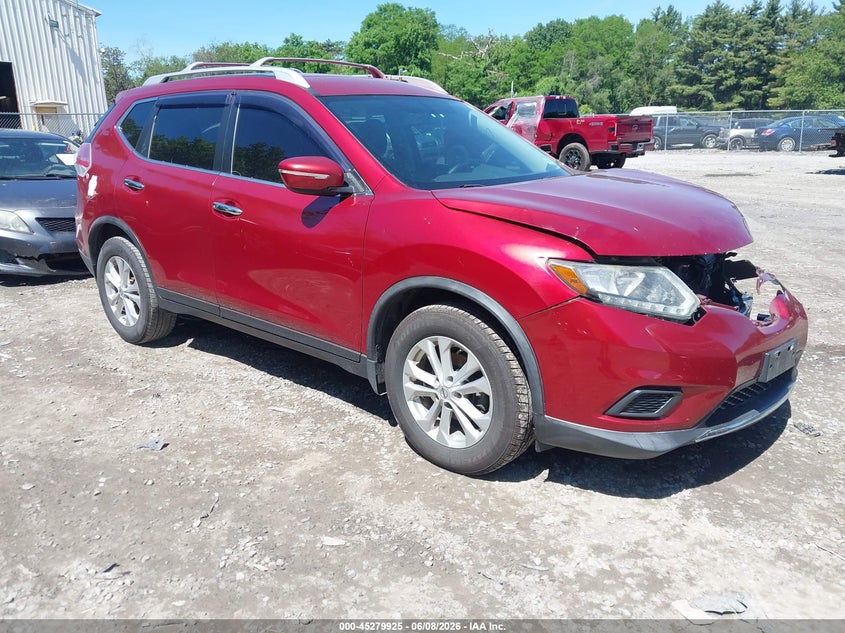 2015 Nissan Rogue VIN KNMAT2MV3FP520917 IAAI salvage auction — FRONT END, Salvage Title, sold $500 on 2026-07-14 (photo 1)