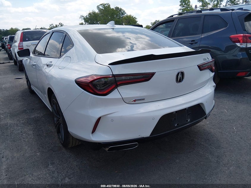 2021 Acura Tlx VIN 19UUB5F56MA014921 IAAI salvage auction — HAIL, Salvage Title, sold $9,100 on 2026-07-21 (photo 3)