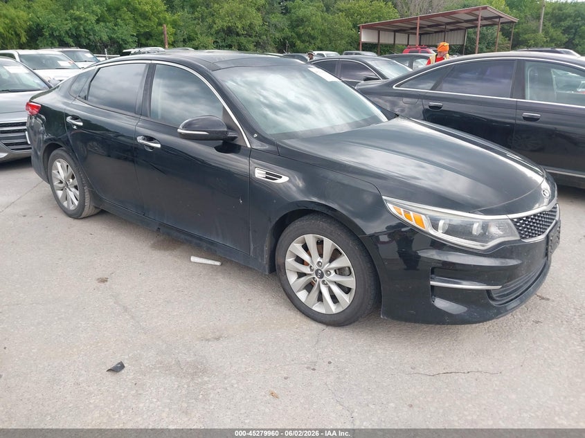 2016 Kia Optima VIN 5XXGU4L33GG044423 IAAI salvage auction — NORMAL WEAR, Salvage Title, sold $1,775 on 2026-07-13 (photo 1)