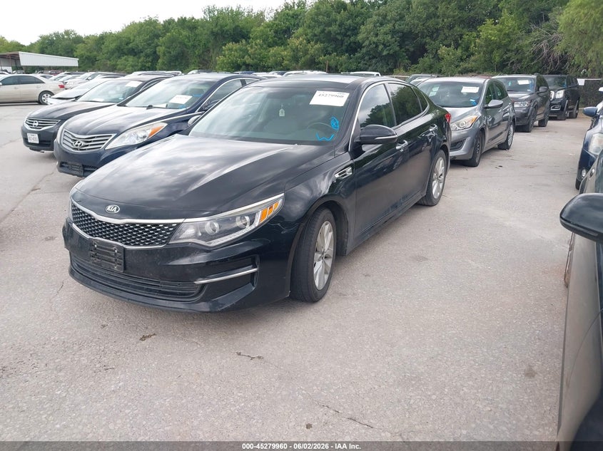 2016 Kia Optima VIN 5XXGU4L33GG044423 IAAI salvage auction — NORMAL WEAR, Salvage Title, sold $1,775 on 2026-07-13 (photo 2)