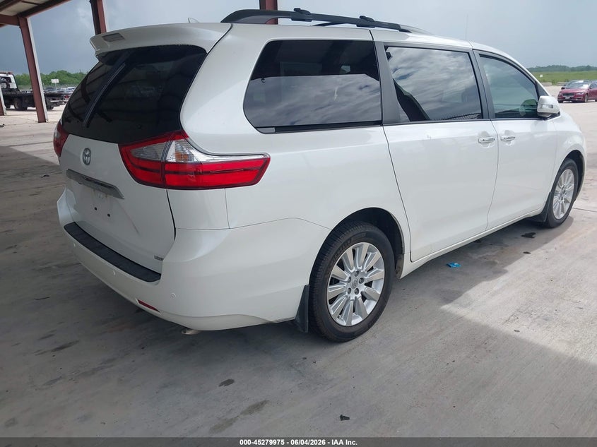 2015 Toyota Sienna VIN 5TDYK3DC7FS678415 IAAI salvage auction — WATER/FLOOD, Salvage Title, sold $3,600 on 2026-07-24 (photo 4)