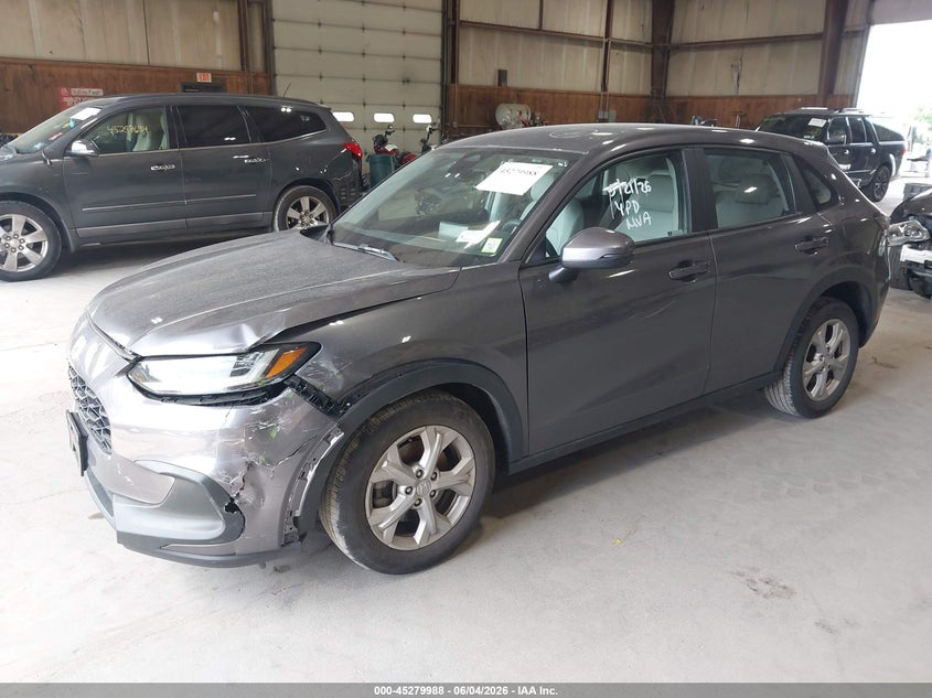 2023 Honda Hr-v VIN 3CZRZ2H33PM727674 IAAI salvage auction — RIGHT FRONT, Wait Title, sold $8,250 on 2026-08-28 (photo 2)
