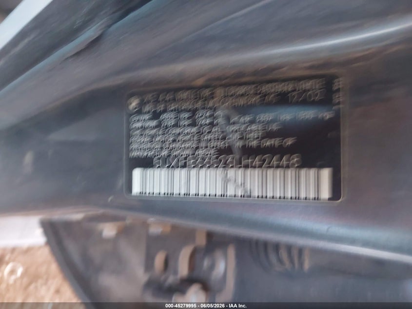 2003 BMW X5 VIN 5UXFB33523LH42448 IAAI salvage auction — UNKNOWN, Salvage (Arizona), sold $350 on 2026-07-07 (photo 9)