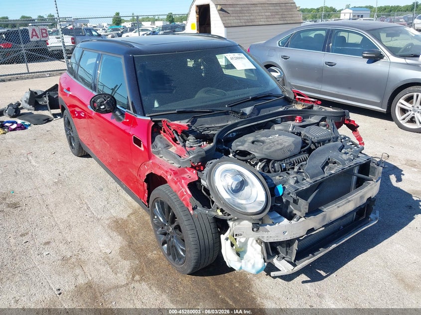 2016 Mini Clubman VIN WMWLN5C5XG2B35102 IAAI salvage auction — FRONT END, Salvage Title, sold $900 on 2026-08-26 (photo 1)